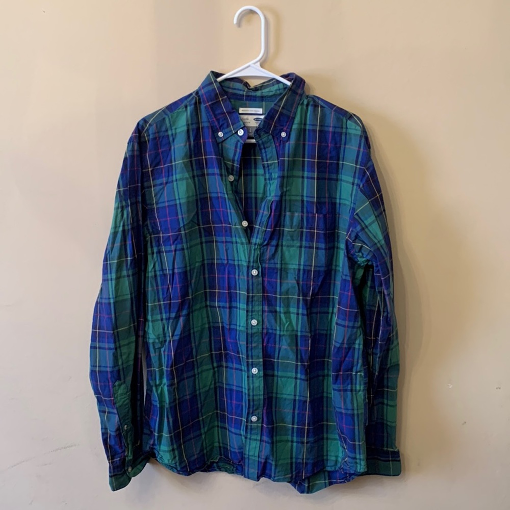 Old Navy Plaid Button Down